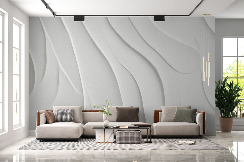 Linhas brancas em queda — interior 3