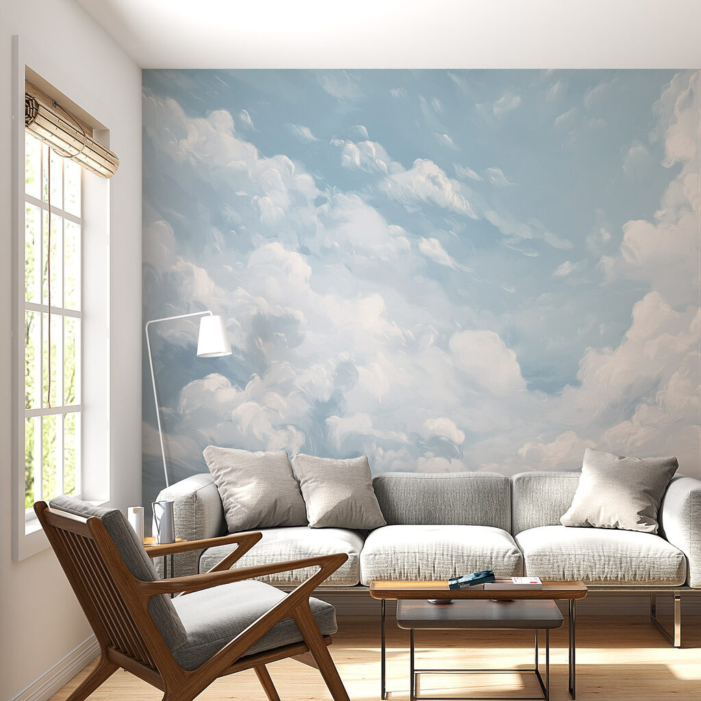 Nuvens em céu azul-claro — interior 5