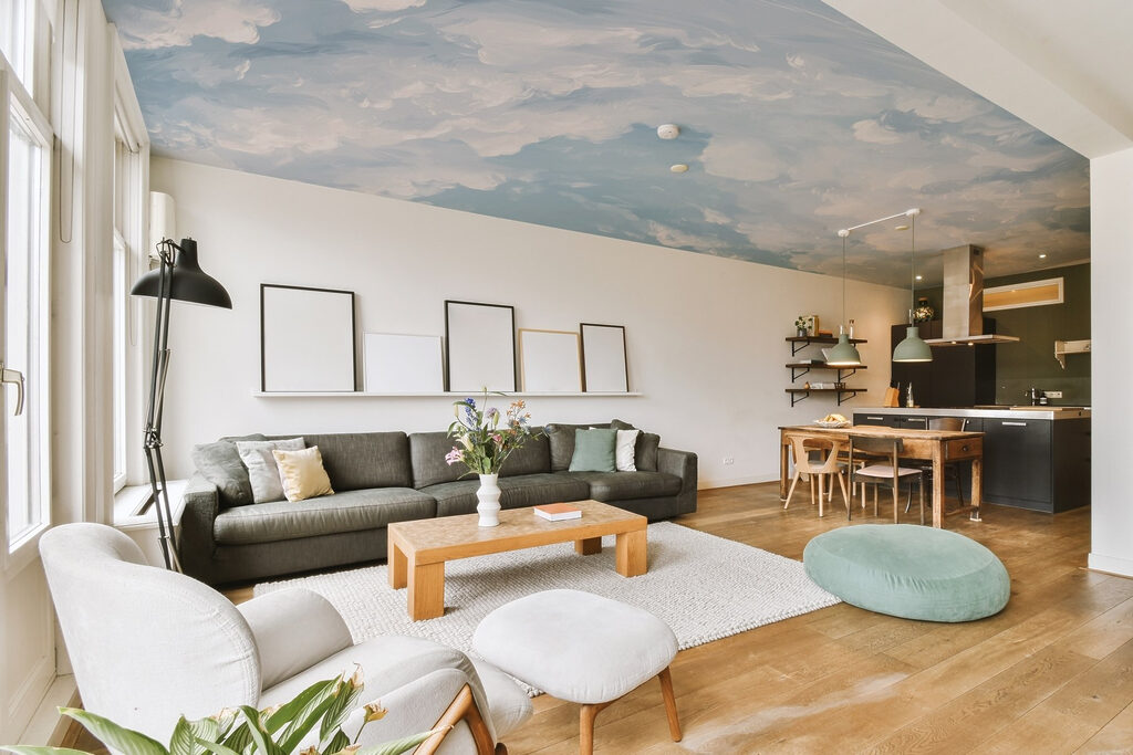 Nuvens em céu azul-claro — interior 6