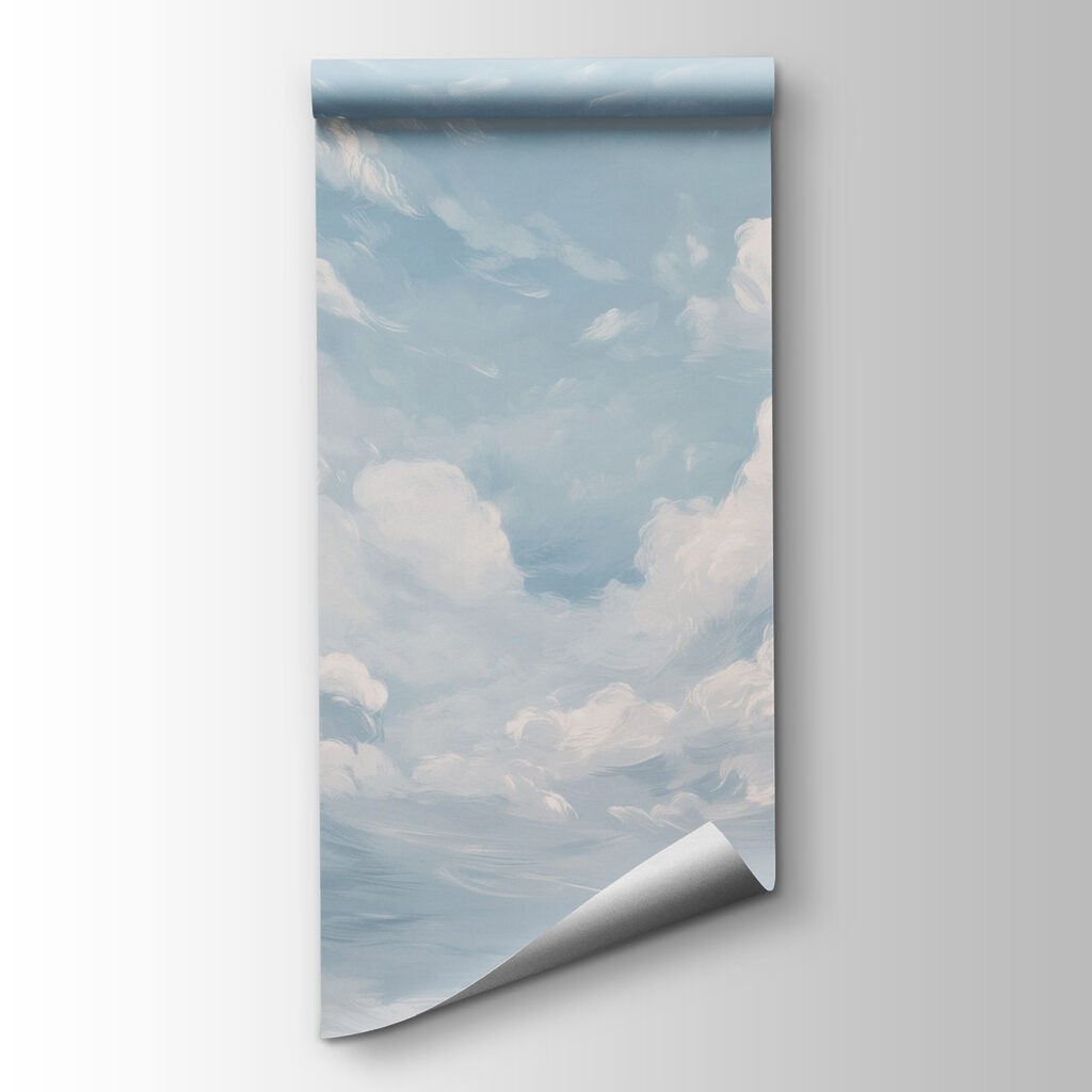 Nuvens em céu azul-claro — vista do produto