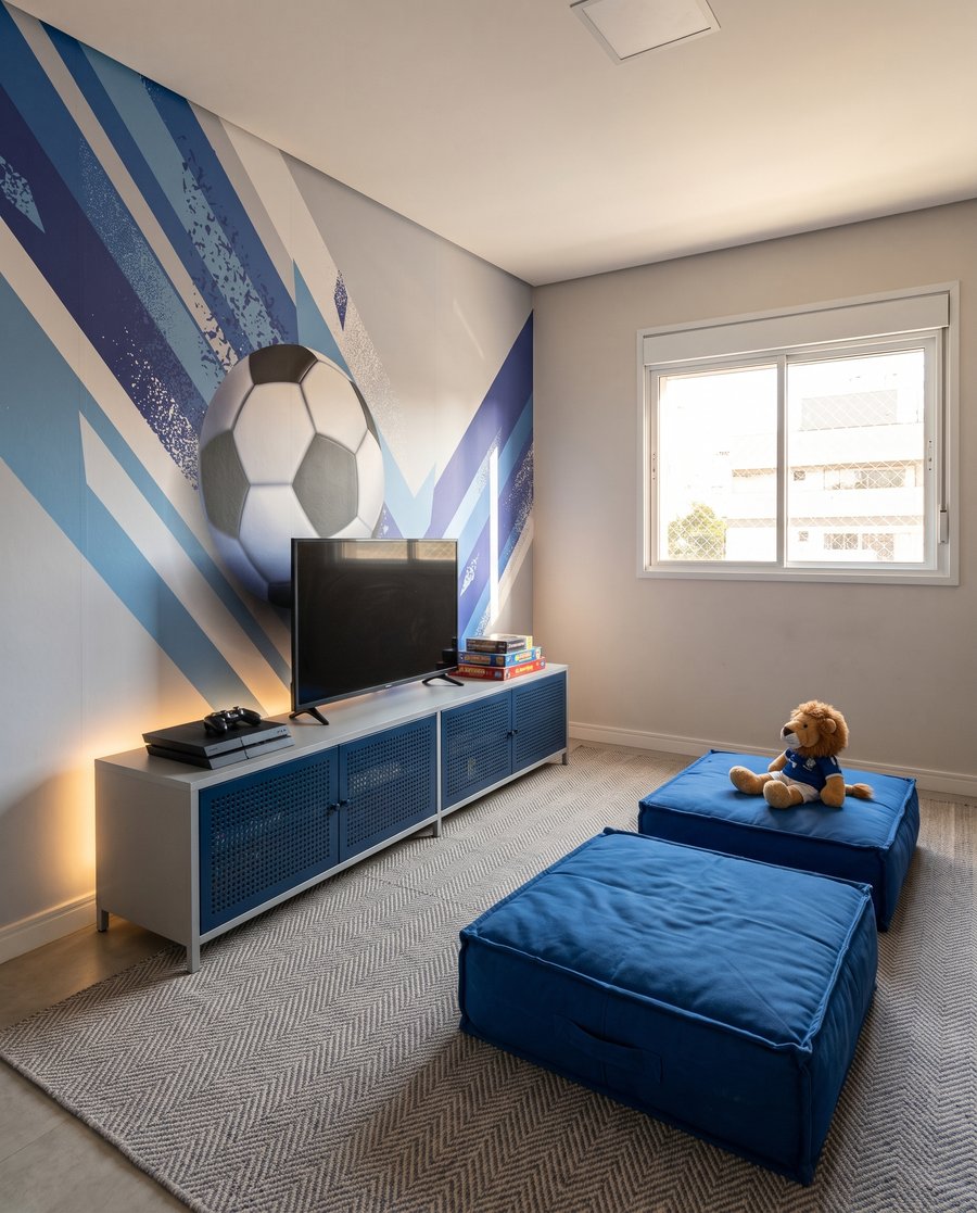 Futebol entre faixas — interior 5