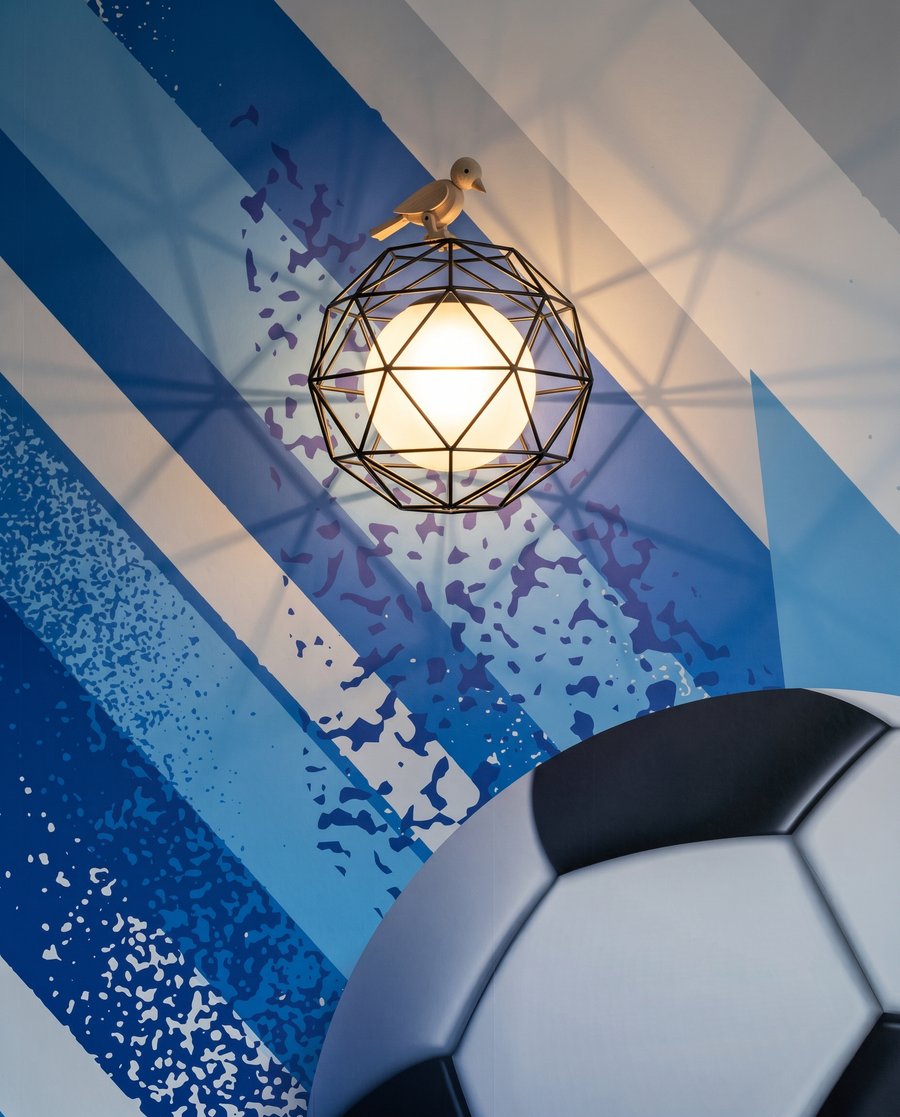 Futebol entre faixas — detalhe