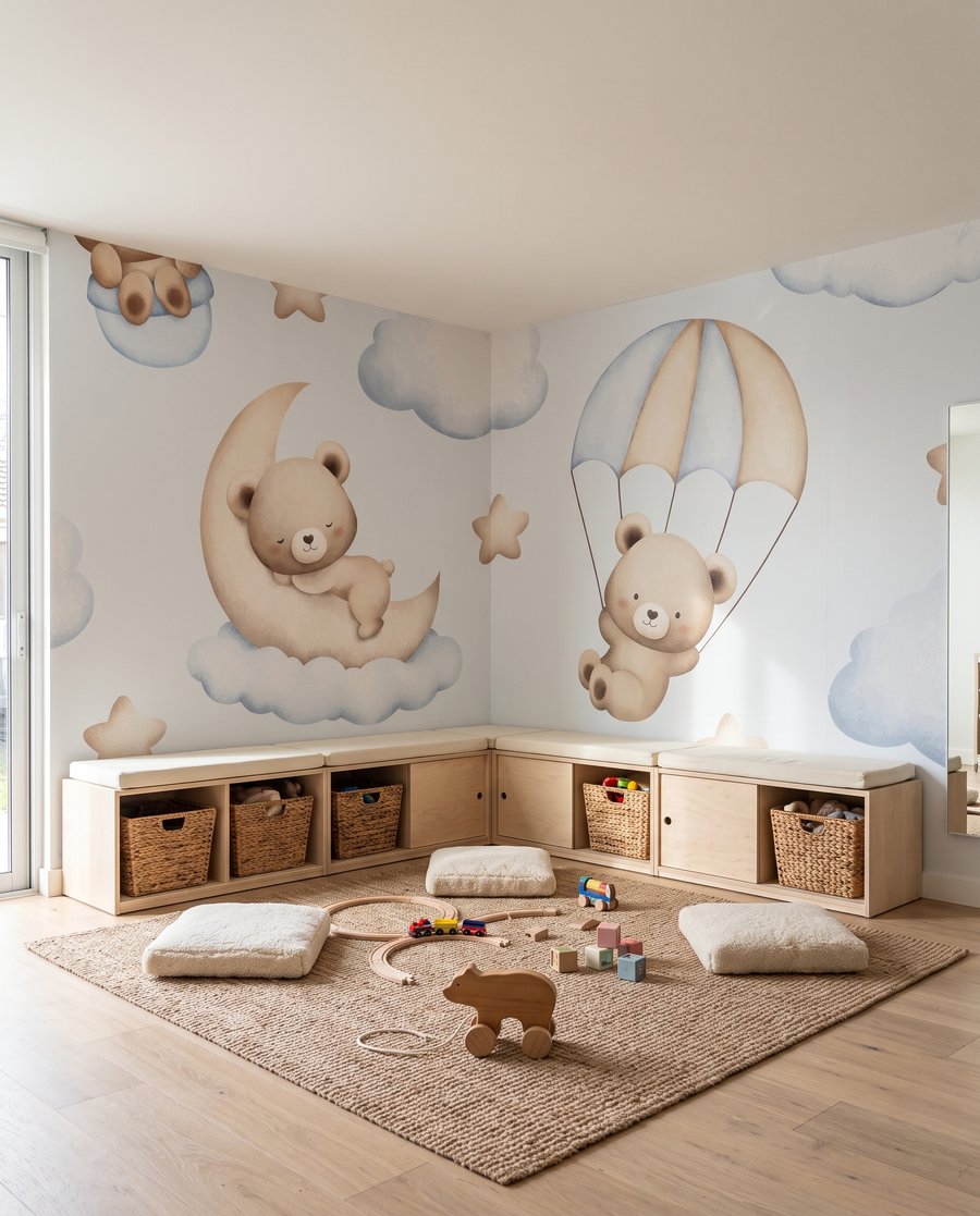 Ursinhos entre nuvens — interior 4