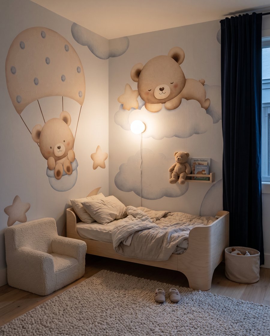 Ursinhos entre nuvens — interior 3