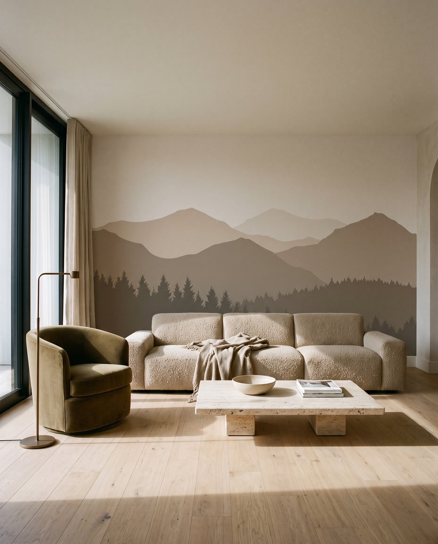 Silhuetas de montanhas — interior 3