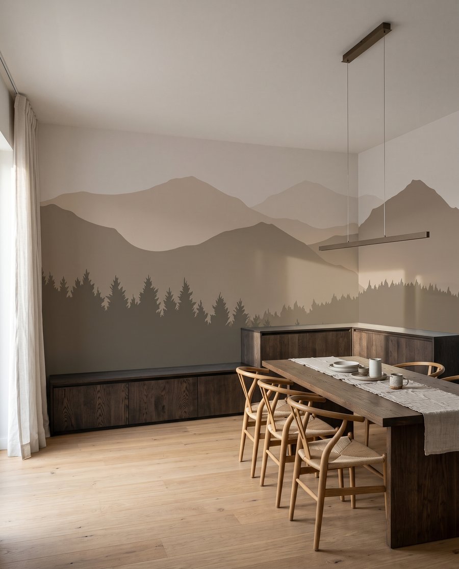 Silhuetas de montanhas — interior 7