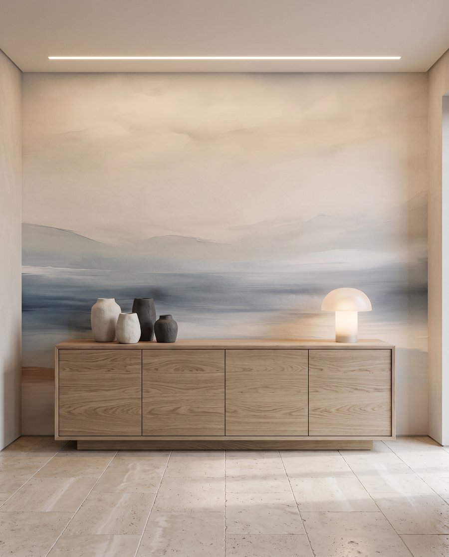 Mar em azul desvanecido — interior 7
