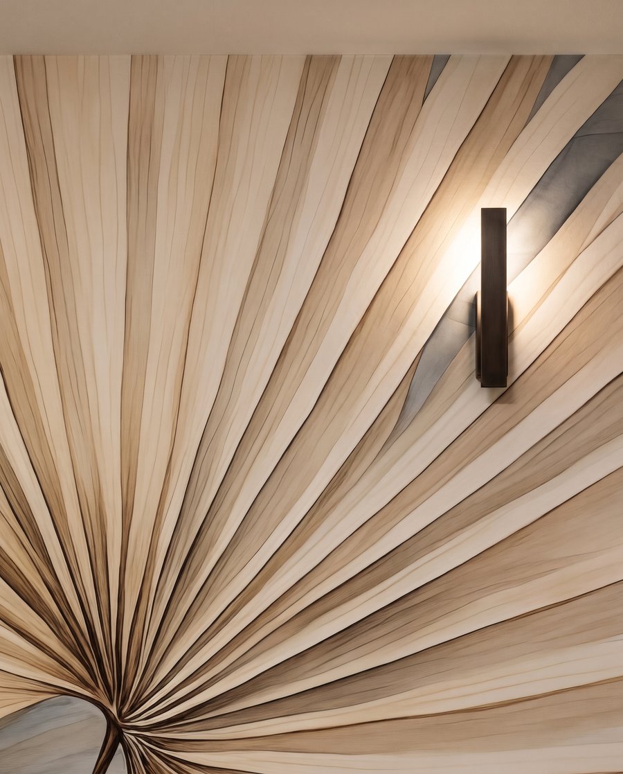 Palmeiras cor de areia — detalhe
