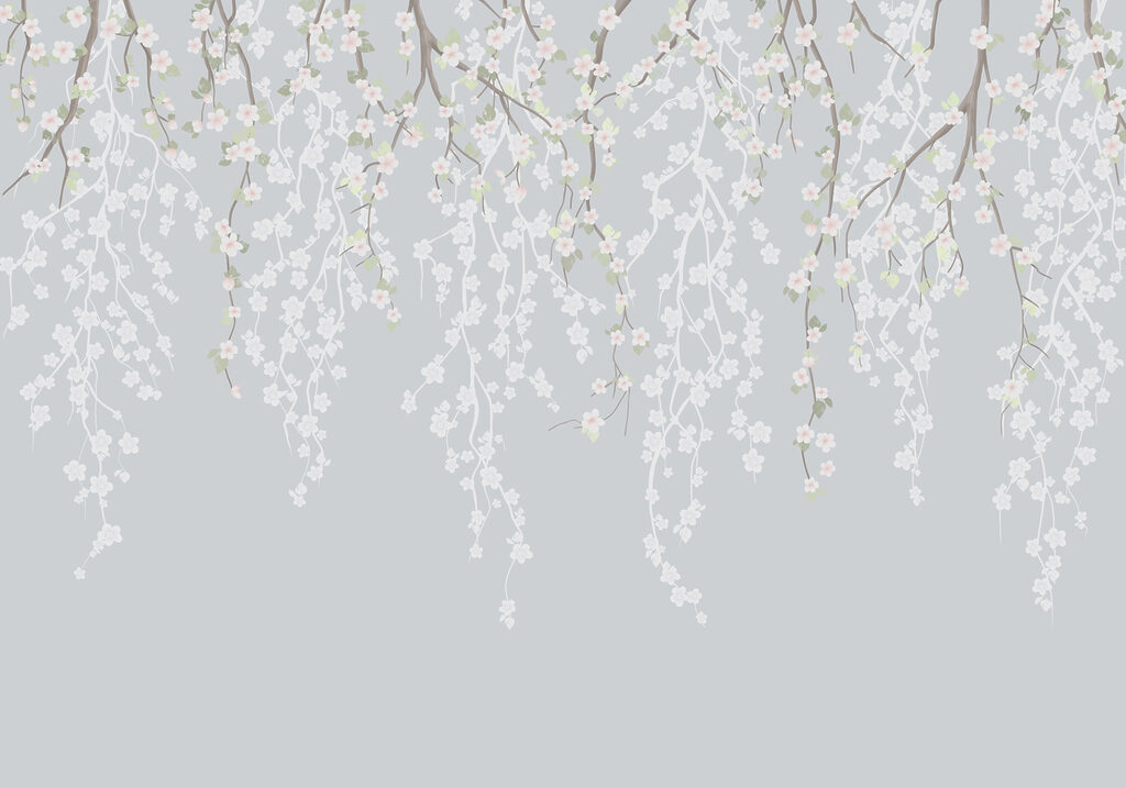 Grinaldas florais suspensas — design completo