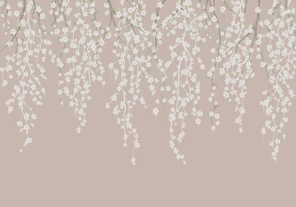 Grinaldas florais suspensas — design completo