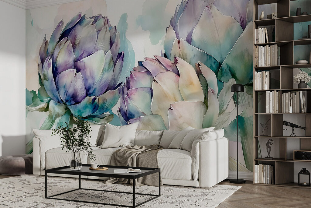 Flores de alcachofra — interior 3