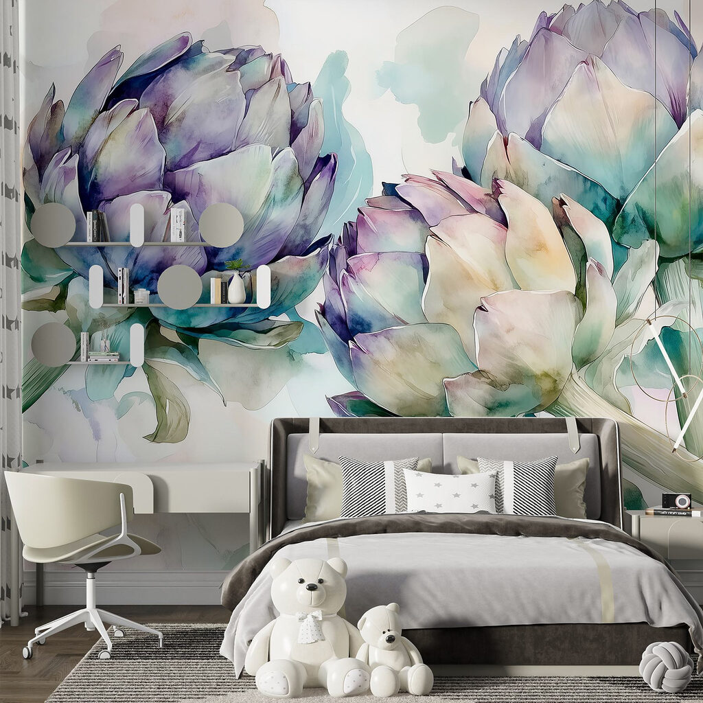 Flores de alcachofra — interior 4