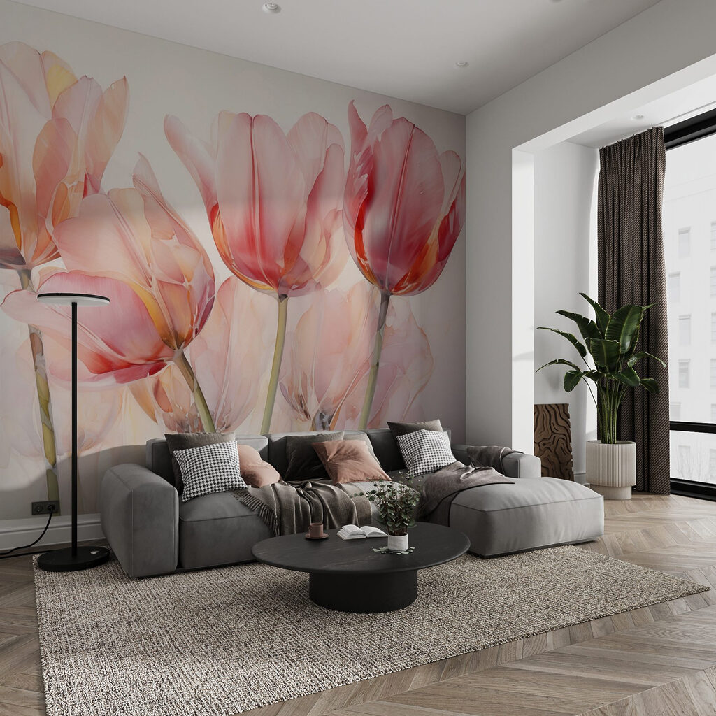 Tulipas rosa transparentes — interior 1
