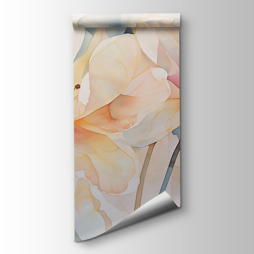 Flores grandes em pastel — vista do produto
