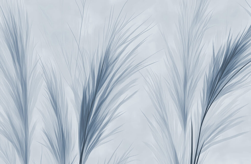 Plumas suaves em bege — design completo