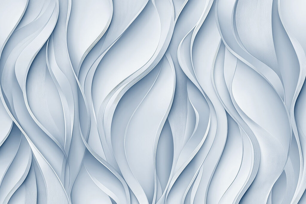 Linhas onduladas suaves — design completo