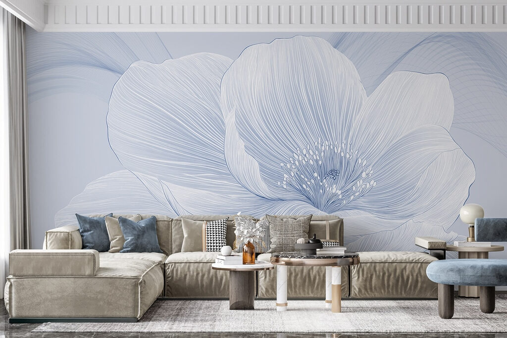 Flor de linhas finas — interior 2