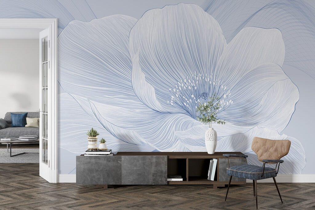 Flor de linhas finas — interior 3