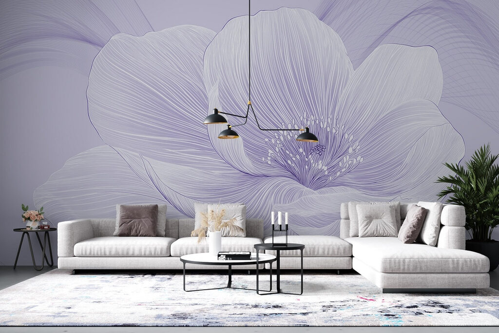Flor de linhas finas — interior 2