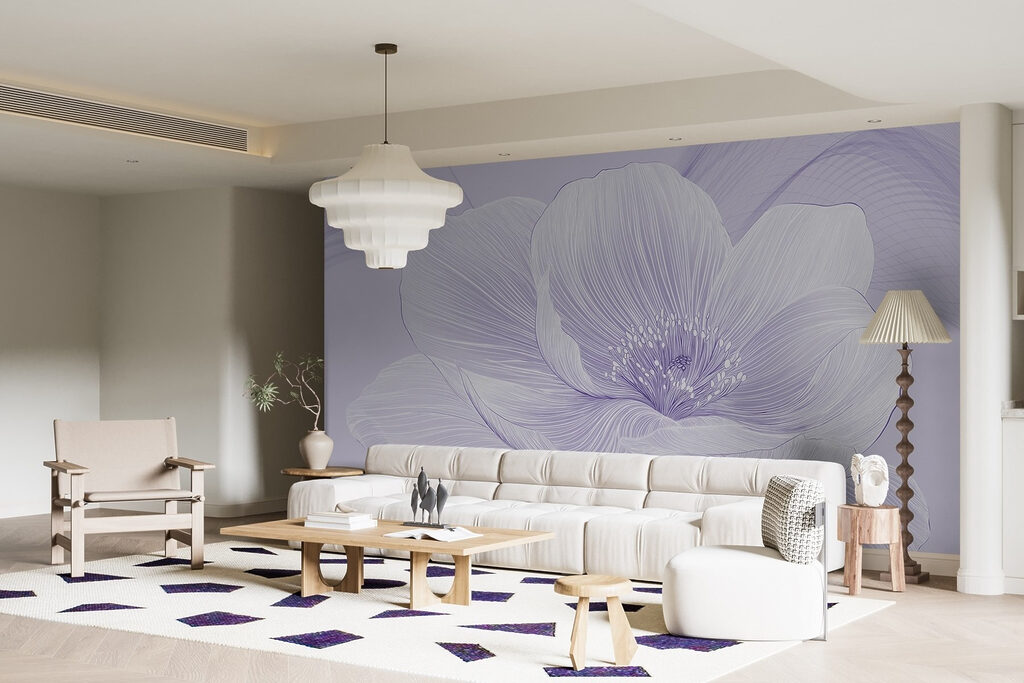 Flor de linhas finas — interior 3
