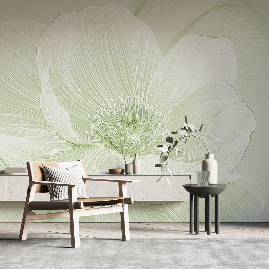 Flor de linhas finas — interior 2