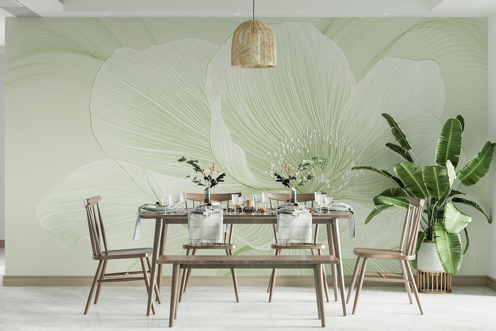 Flor de linhas finas — interior 3