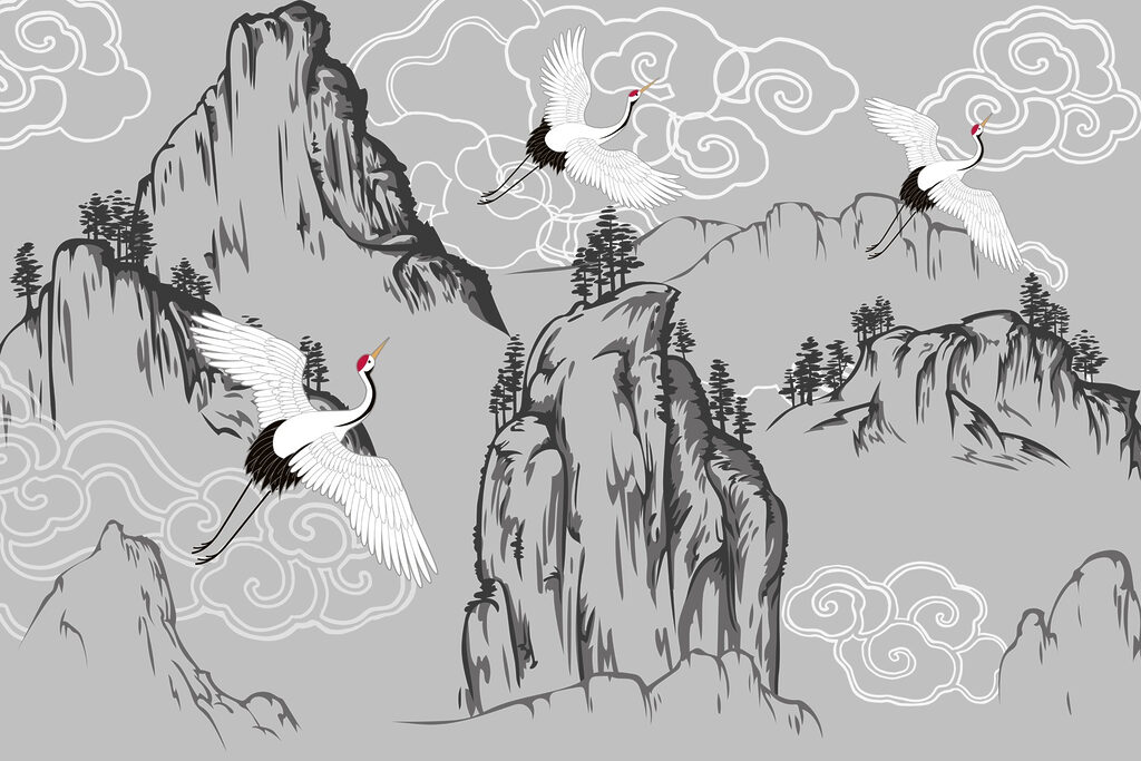 Grous sobre montanhas — design completo
