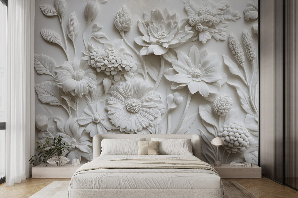 Flores brancas compactas — interior 2
