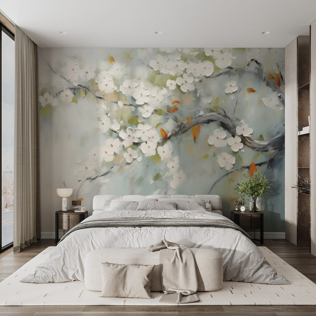 Ramos floridos brancos — interior 1