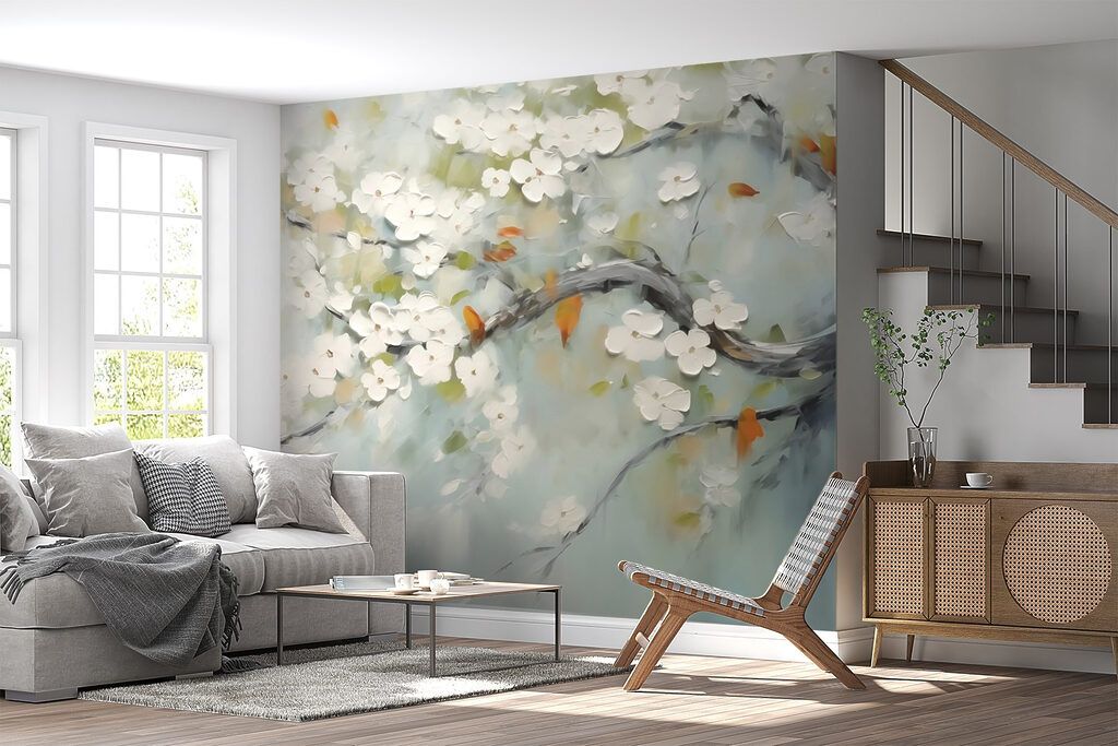 Ramos floridos brancos — interior 2