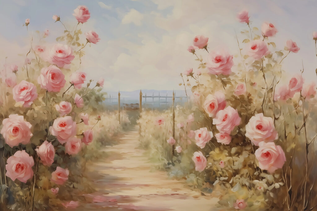 Rosas até ao mar — design completo