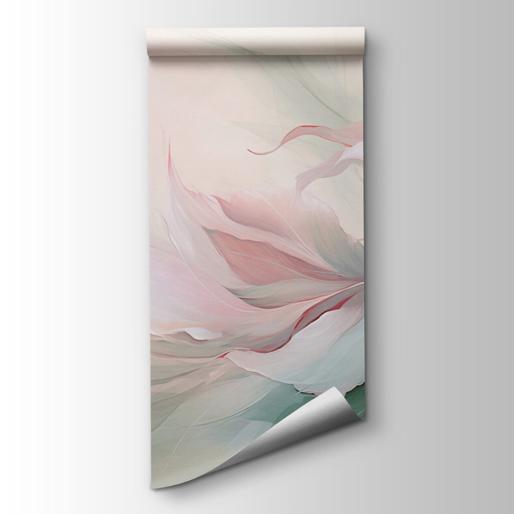 Flores fluidas em pastel — vista do produto
