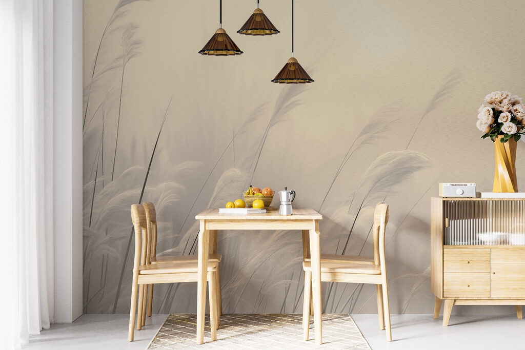 Gramíneas em névoa — interior 2