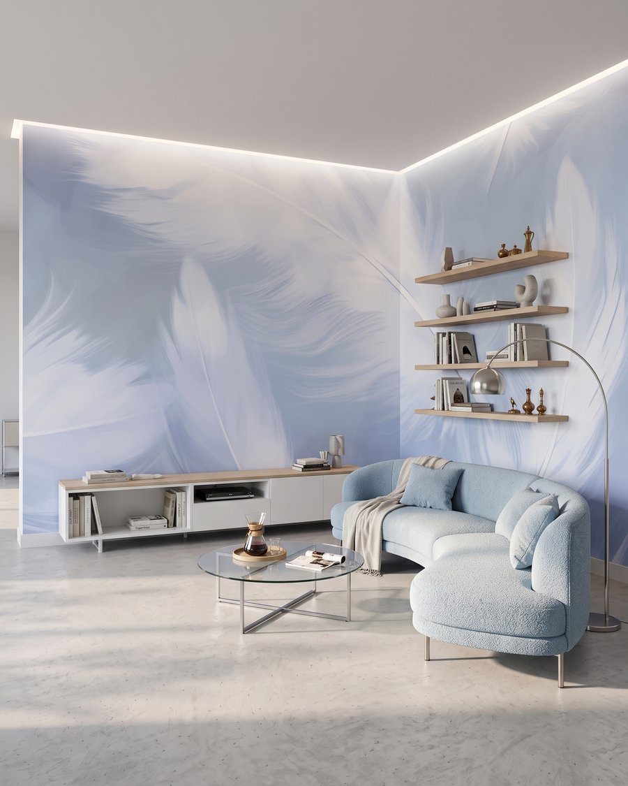 Penas a flutuar — interior 1