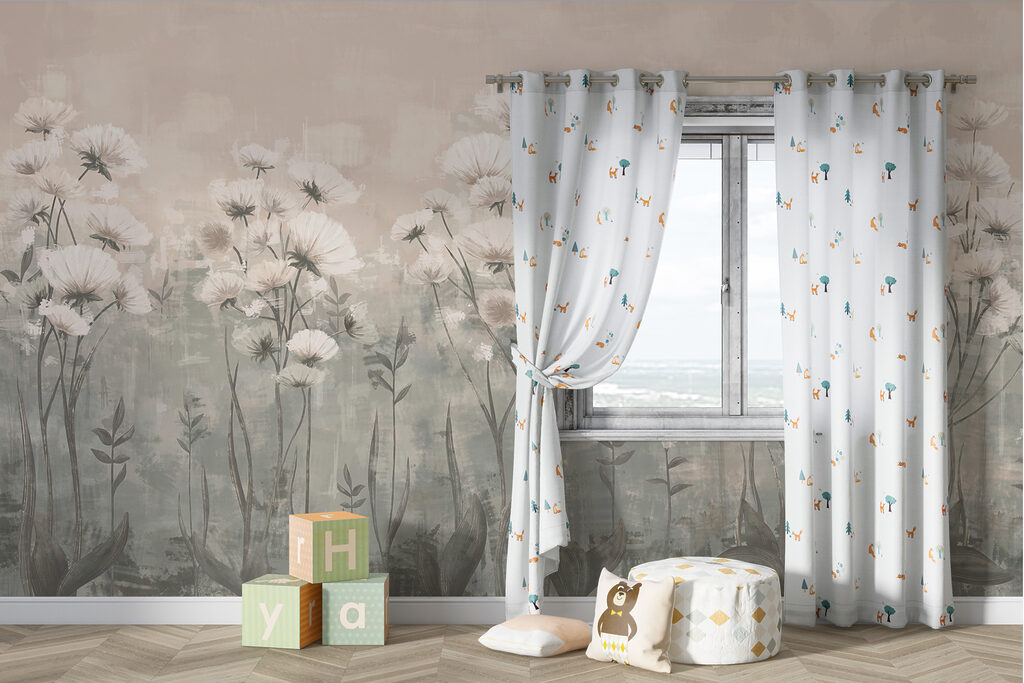 Flores de margens esbatidas — interior 1