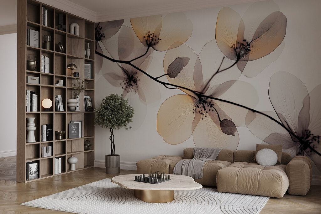 Ramo de flores transparentes — interior 2