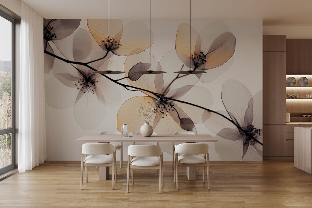 Ramo de flores transparentes — interior 5