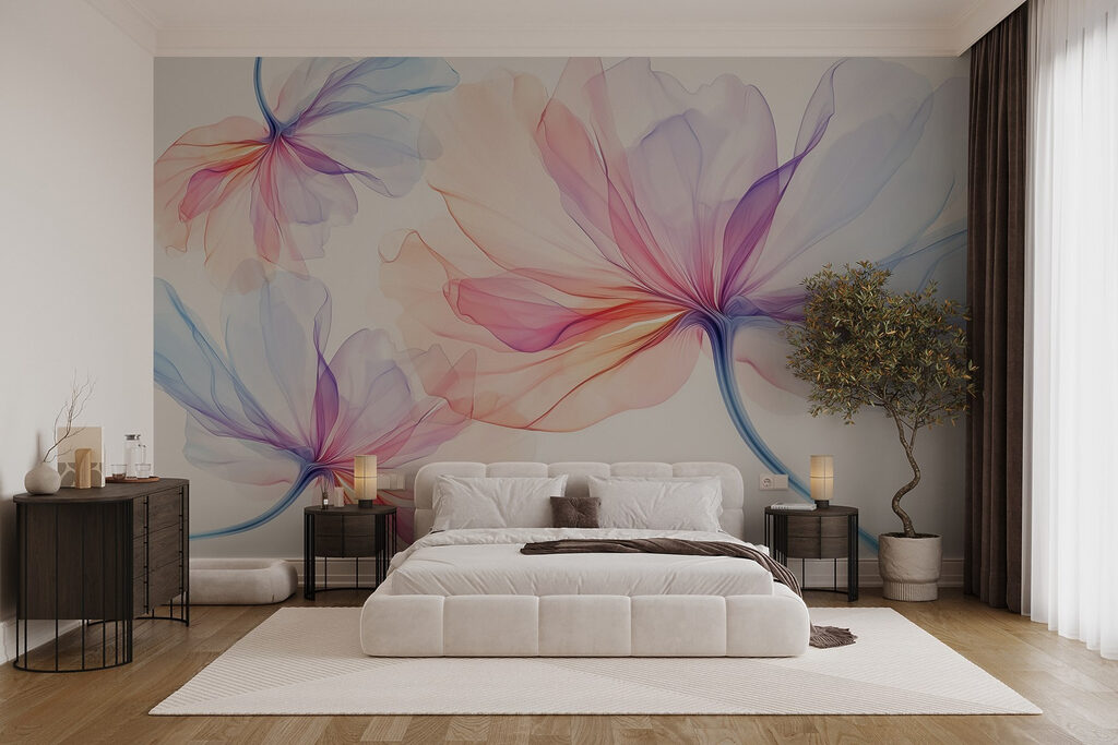 Flores em arco-íris — interior 1