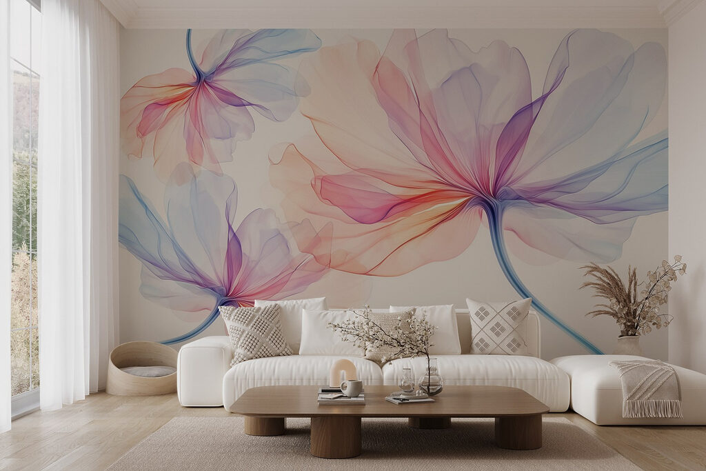 Flores em arco-íris — interior 2