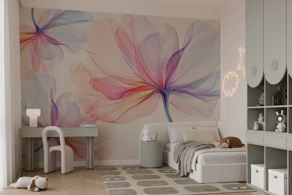 Flores em arco-íris — interior 3