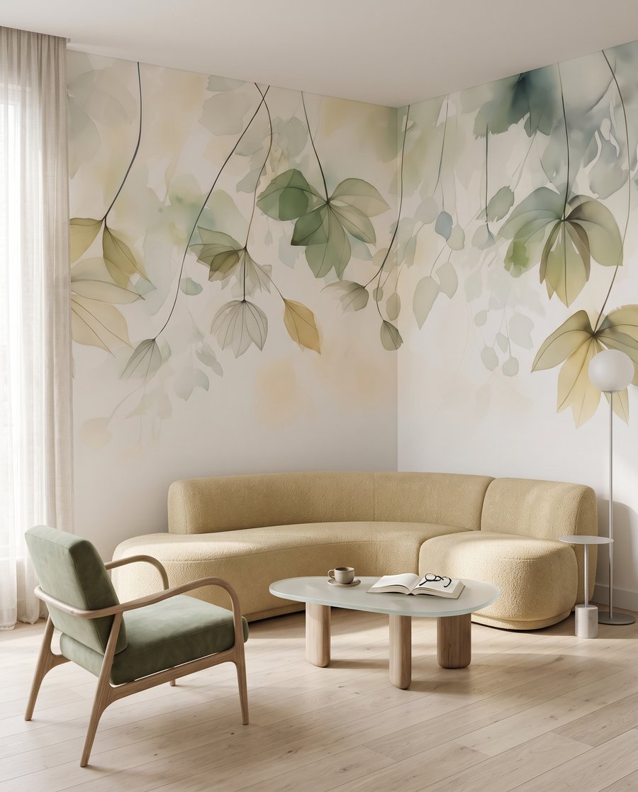 Véus de folhas verde-claras — interior 4