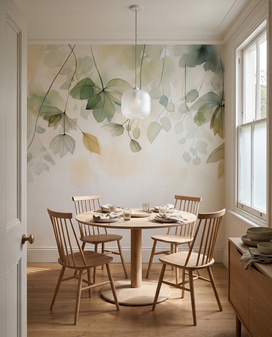 Véus de folhas verde-claras — interior 7
