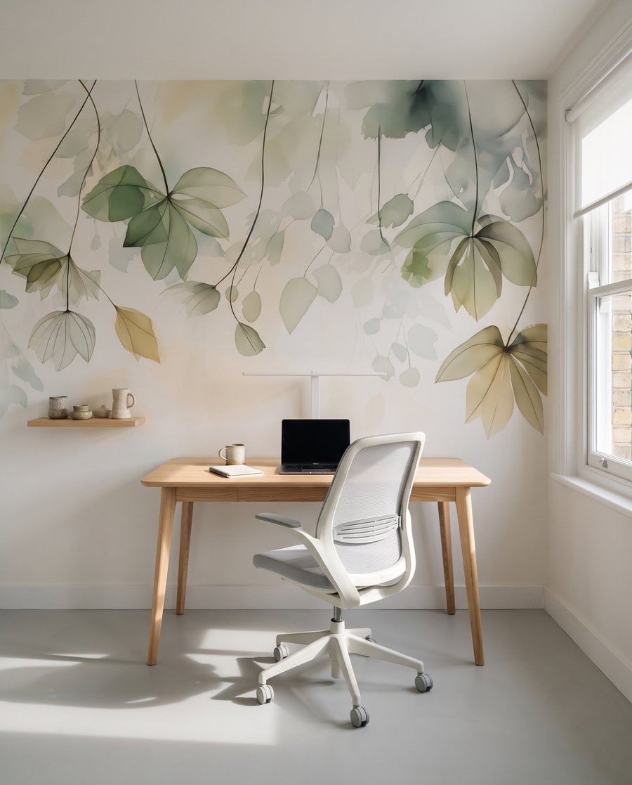 Véus de folhas verde-claras — interior 9