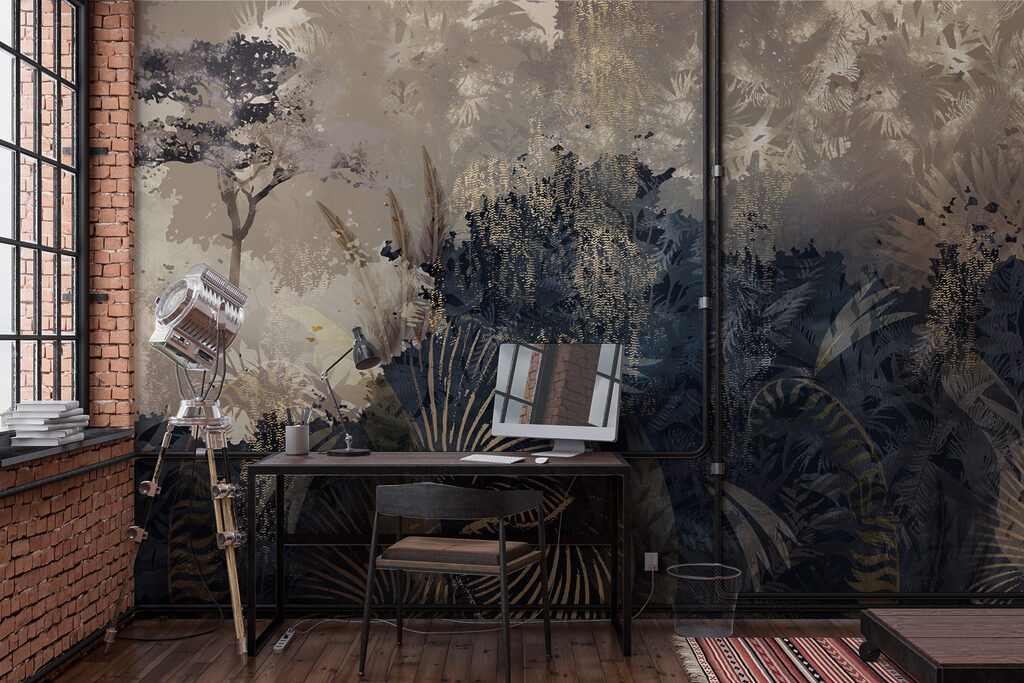 Floresta de fetos enevoada — interior 3