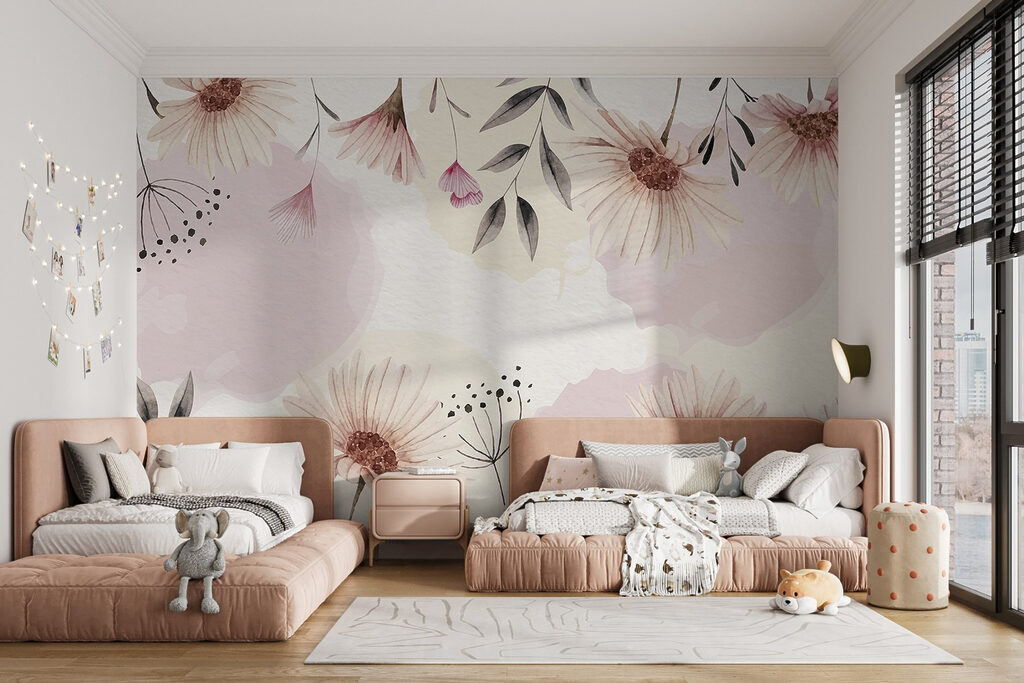 Flores em moldura suave — interior 2