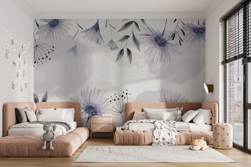 Flores em moldura suave — interior 2