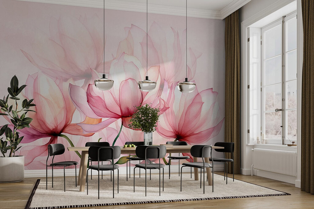 Flores em camadas finas — interior 1