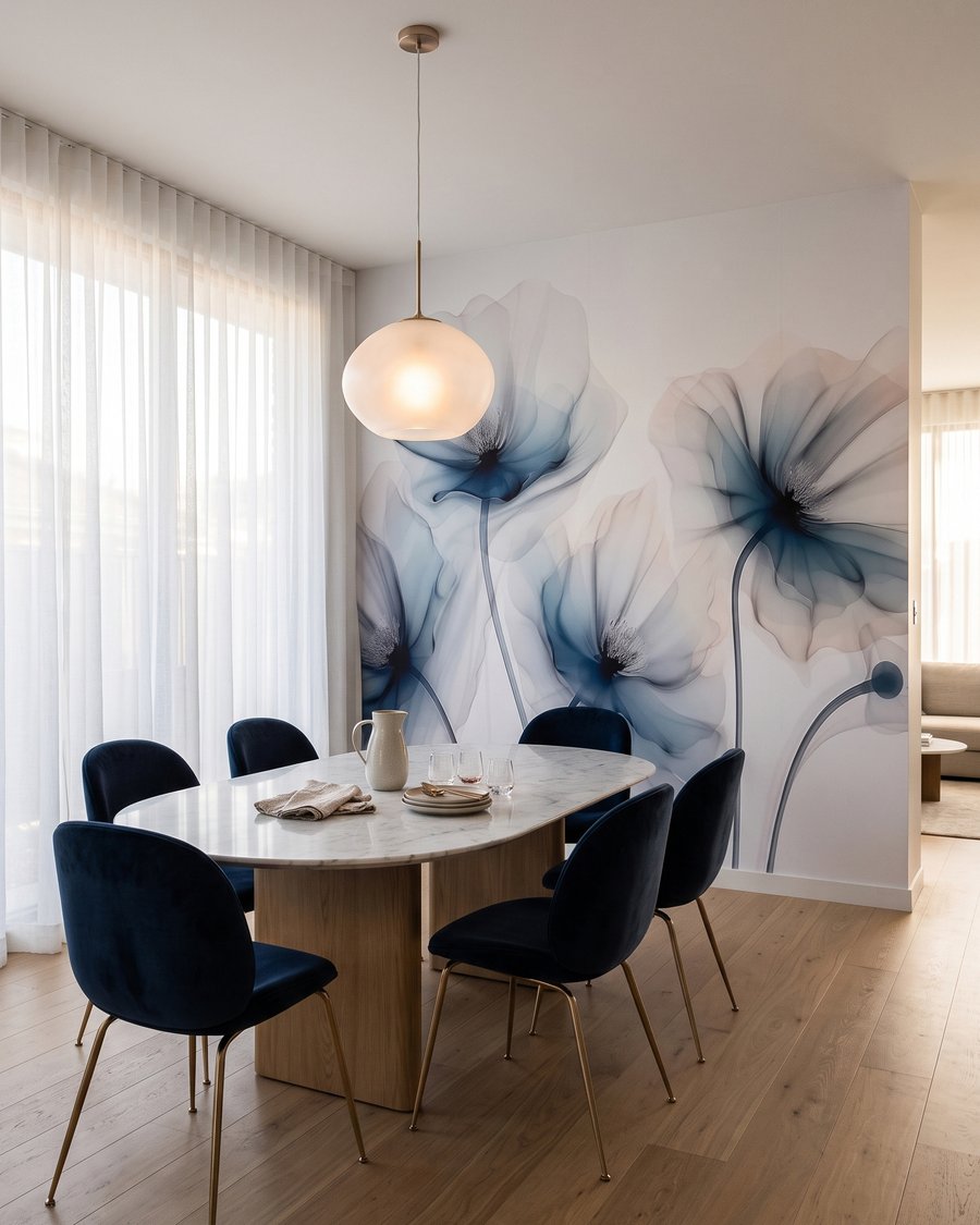 Centros azul-escuros — interior 6