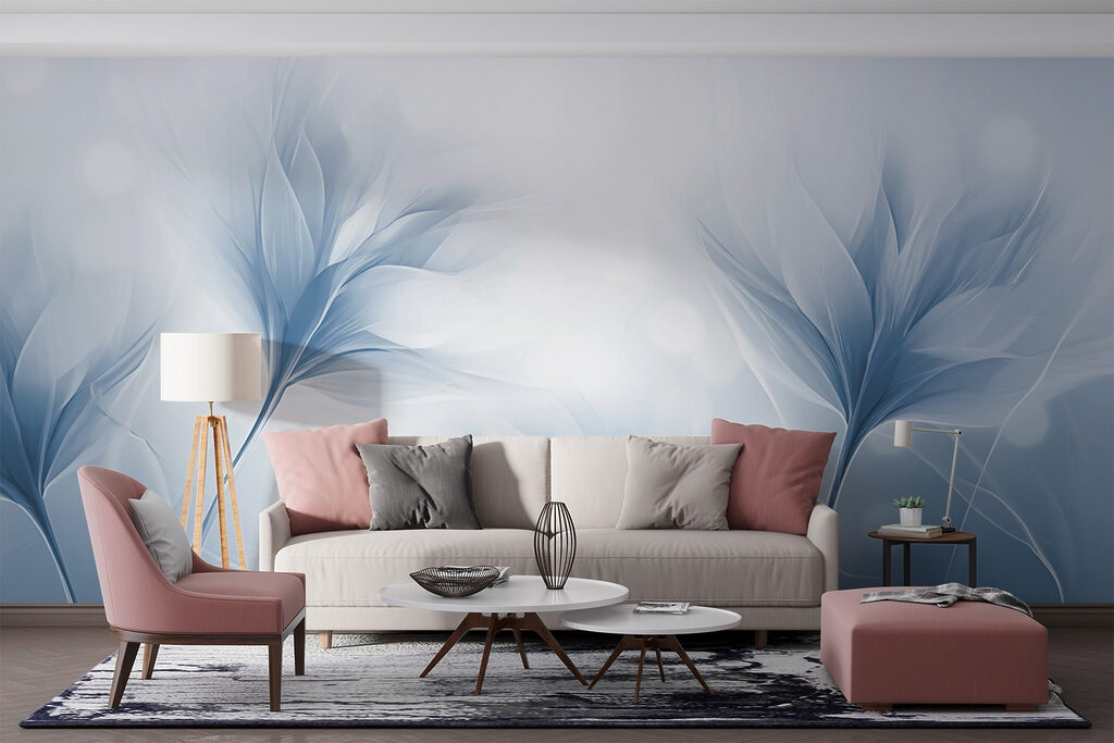 Folhas claras em contraluz — interior 1