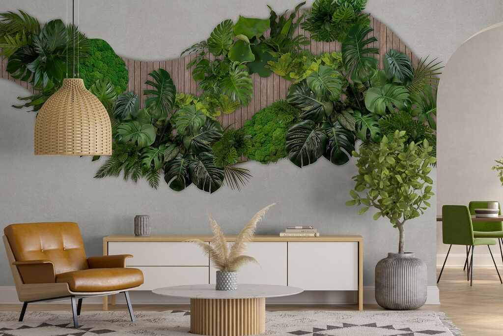Faixa verde tropical — interior 2